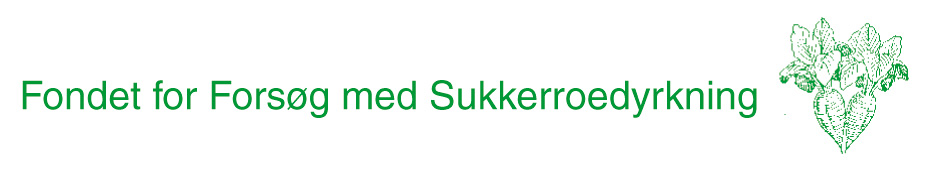 Logo for Fonden for forsøg med sukkerruedyrkning